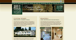 Desktop Screenshot of hillcustomhomes.com
